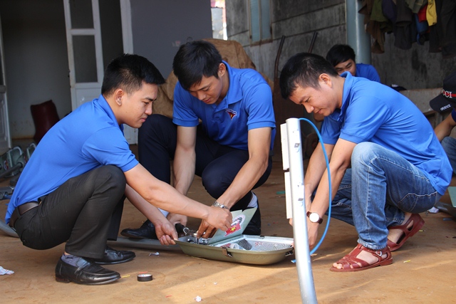 Xây dựng công trình thanh niên 