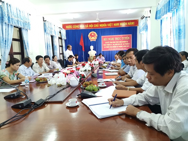 Huyện M’Đrắk: Sơ kết tháng 4 và triển khai phương hướng nhiệm vụ tháng 5 năm 2019