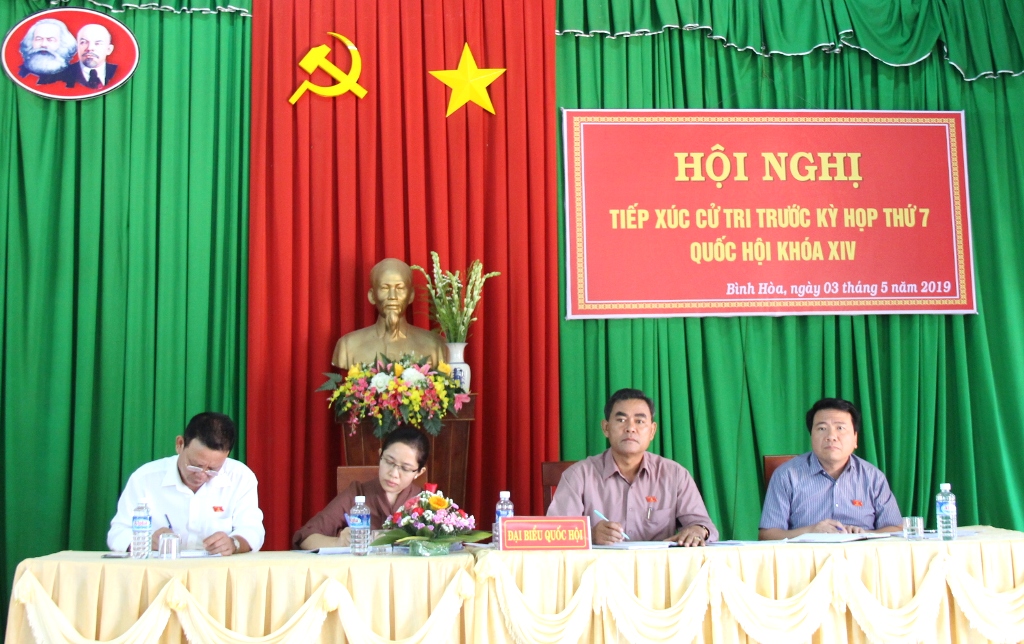 Đoàn Đại biểu Quốc hội tỉnh tiếp xúc cử tri huyện Krông Ana