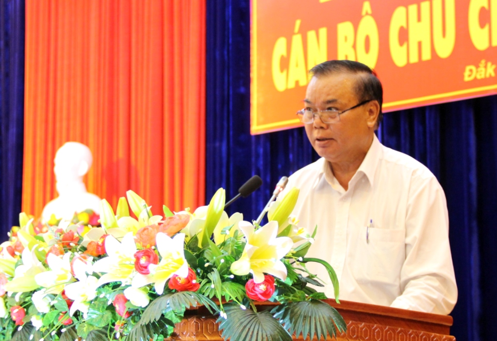 Hội nghị cán bộ chủ chốt của tỉnh