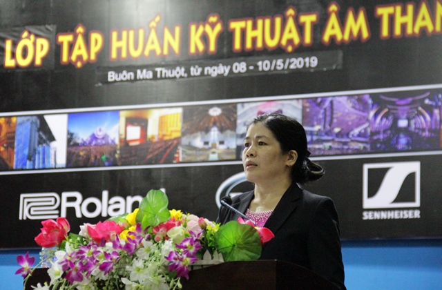 Khai giảng lớp tập huấn kỹ thuật viên điều chỉnh âm thanh