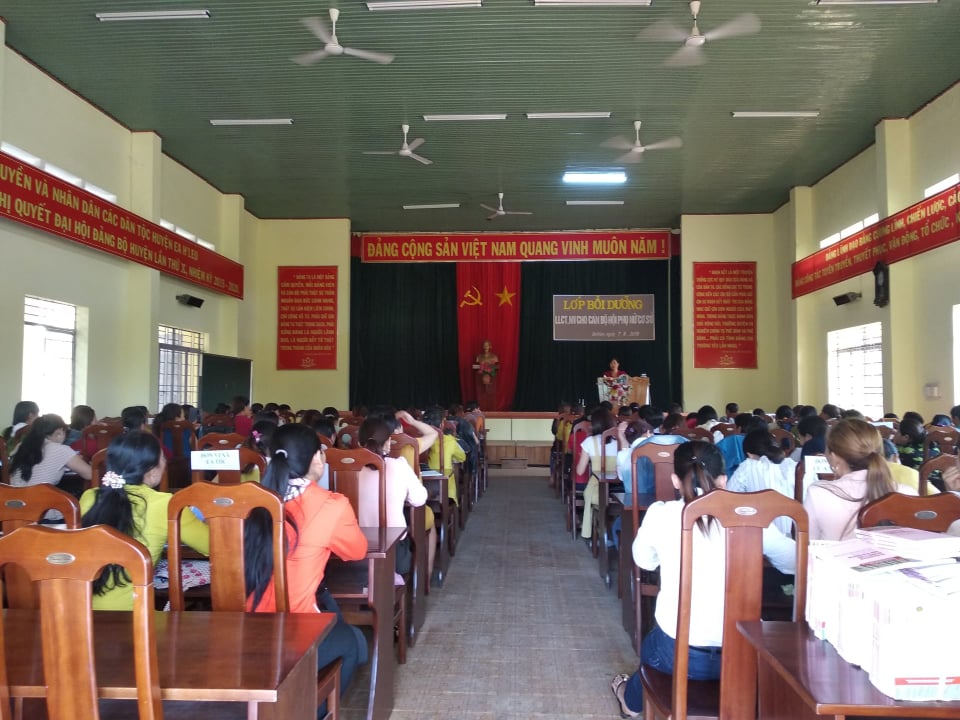 Huyện Ea H’Leo khai giảng lớp bồi dưỡng lý luận chính trị và nghiệp vụ công tác Hội năm 2019