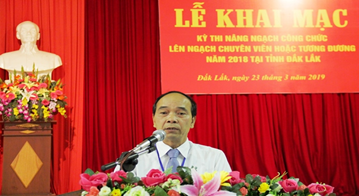 Công nhận kết quả kỳ thi nâng ngạch công chức lên ngạch chuyên viên hoặc tương đương năm 2018