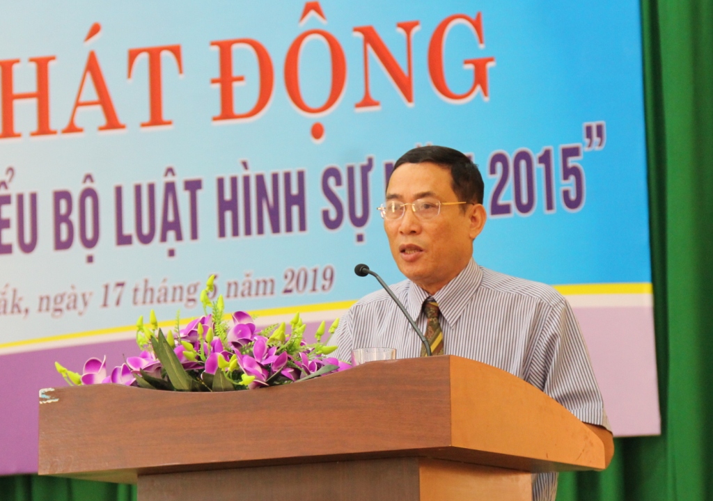 Phát động Cuộc thi “Tìm hiểu Bộ luật Hình sự năm 2015” cấp tỉnh