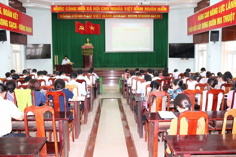 Thành phố Buôn Ma Thuột sơ kết sản xuất nông nghiệp vụ Đông Xuân 2018 – 2019 và triển khai sản xuất nông nghiệp vụ mùa 2019