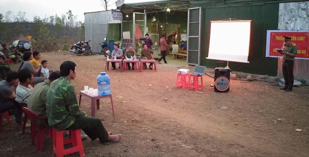 Phát động phong trào toàn dân bảo vệ an ninh Tổ quốc tại xã Cư Kbang, huyện Ea Súp