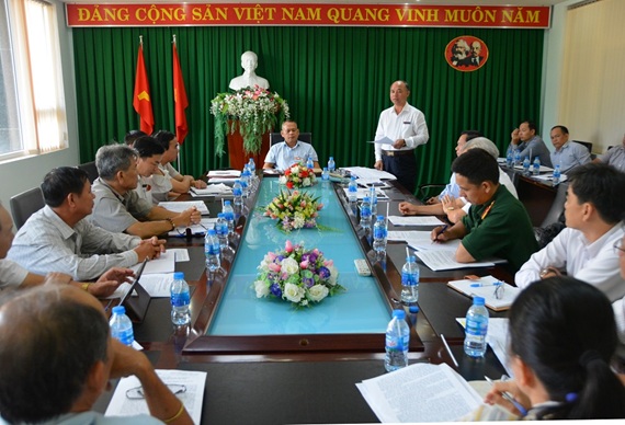 Thường trực Thành ủy Buôn Ma Thuột, giao ban khối Nội chính tháng 5 và triển khai một số nhiệm vụ trọng tâm tháng 6 năm 2019.