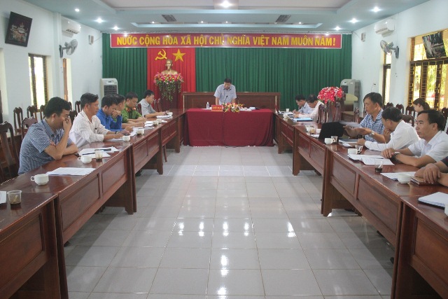 Họp Ban Chỉ đạo kỳ thi THPT Quốc gia năm 2019 cụm thi huyện Buôn Đôn