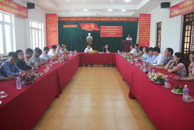 Đoàn học viên lớp Bồi dưỡng nghiệp vụ ngạch kiểm tra viên khu vực miền Trung - Tây Nguyên học tập, trao đổi kinh nghiệm tại Buôn Đôn