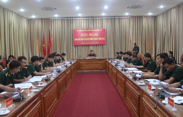 Hội nghị  giao ban công tác biên phòng