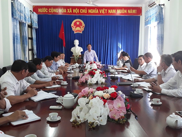 UBND huyện M’Đrắk triển khai công tác phòng chống dịch tả lợn châu Phi