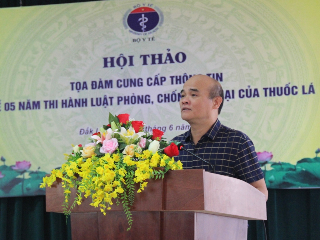 Hội thảo tọa đàm cung cấp thông tin về hơn 5 năm thi hành Luật Phòng chống tác hại của thuốc lá