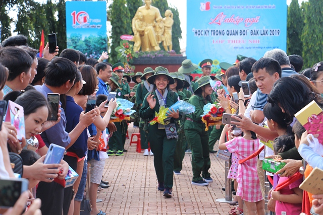 Lễ Nhập ngũ chương trình “Học kỳ trong quân đội” lớp thiếu nhi năm 2019