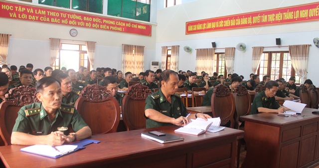 Bộ đội Biên phòng tỉnh thông báo kết quả Hội nghị lần thứ 10 BCHTW Đảng khóa XII