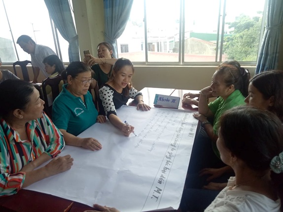 Hội LHPN phường Thống Nhất hưởng ứng chương trình “Phụ nữ mua sắm không dùng túi ni lông”