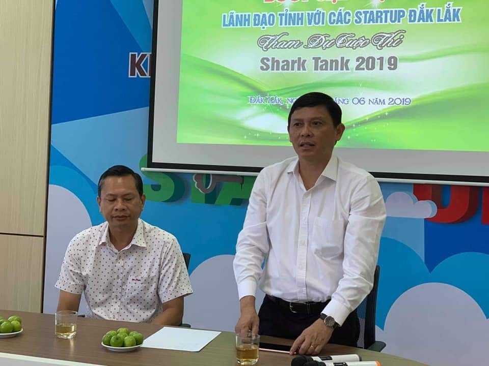Lãnh đạo UBND tỉnh gặp gỡ Startup Đắk Lắk tham dự Chung kết Shark Tank mùa thứ 3 năm 2019