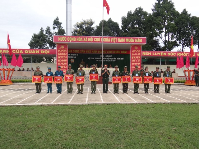 Bế mạc Hội thao quốc phòng năm 2019