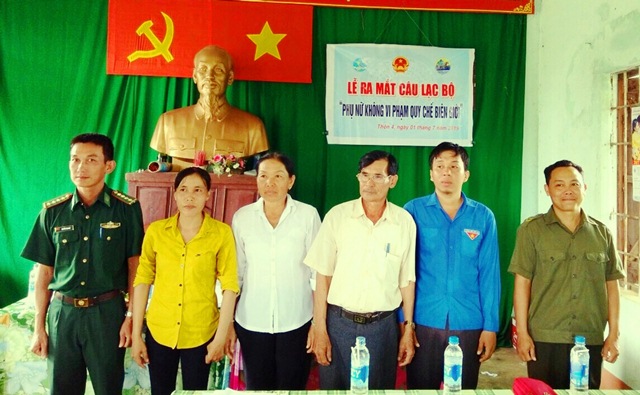 Ra mắt Câu lạc bộ “Phụ nữ không vi phạm quy chế biên giới”