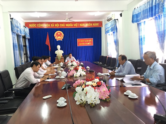 UBND huyện M'Đrắk làm việc với đơn vị tư vấn thiết kế gói thầu 04-JICA- Đắk Lắk