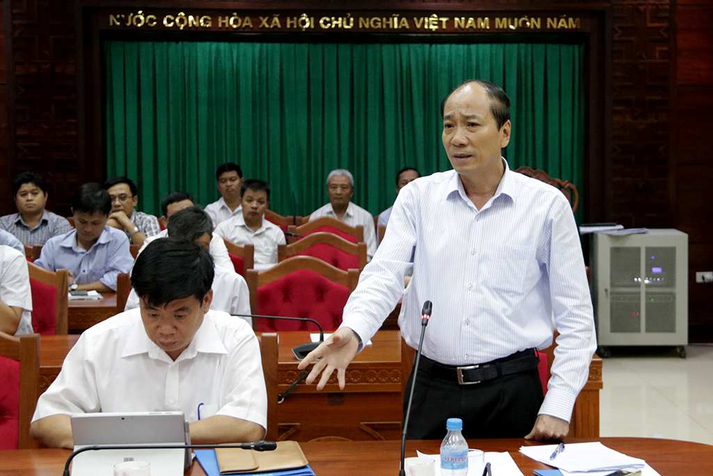 Giao ban xây dựng cơ bản 6 tháng đầu năm 2019