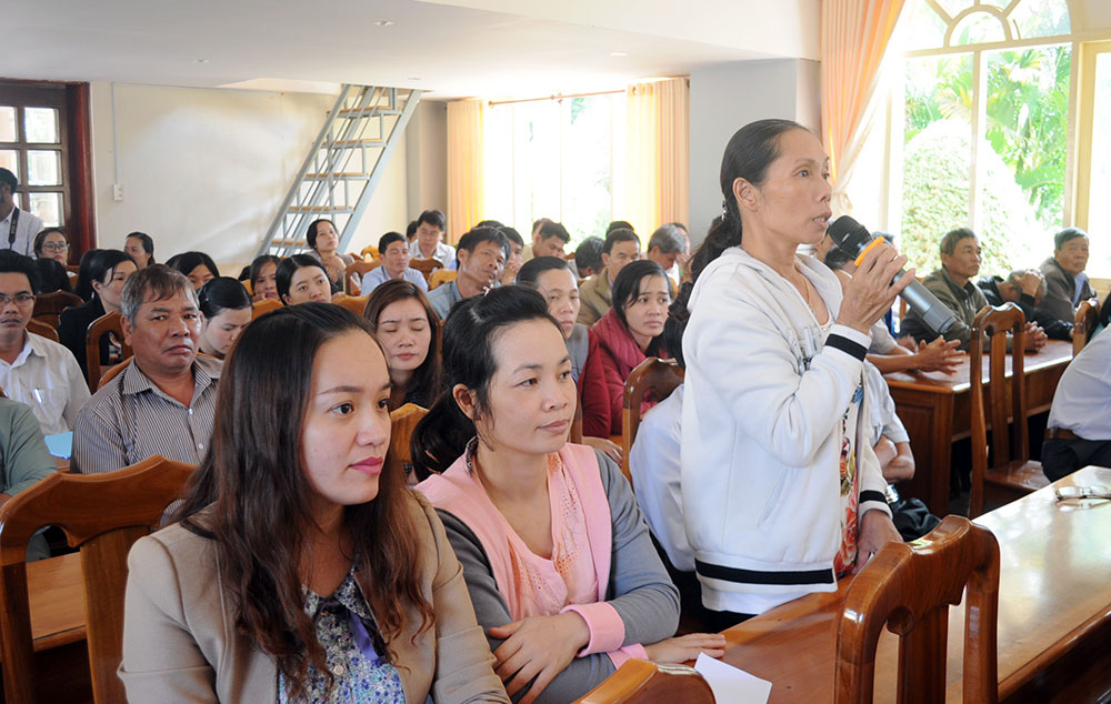 Kết quả thực hiện Quy chế dân chủ cơ sở 6 tháng đầu năm 2019