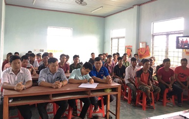 Khai giảng lớp dạy nghề xây dựng dân dụng tại xã Cư Prao, huyện M'Drắk