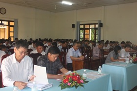 Hội nghị Ban Chấp hành Đảng bộ huyện Cư Kuin lần thứ 26 (mở rộng) nhiệm kỳ 2015-2020