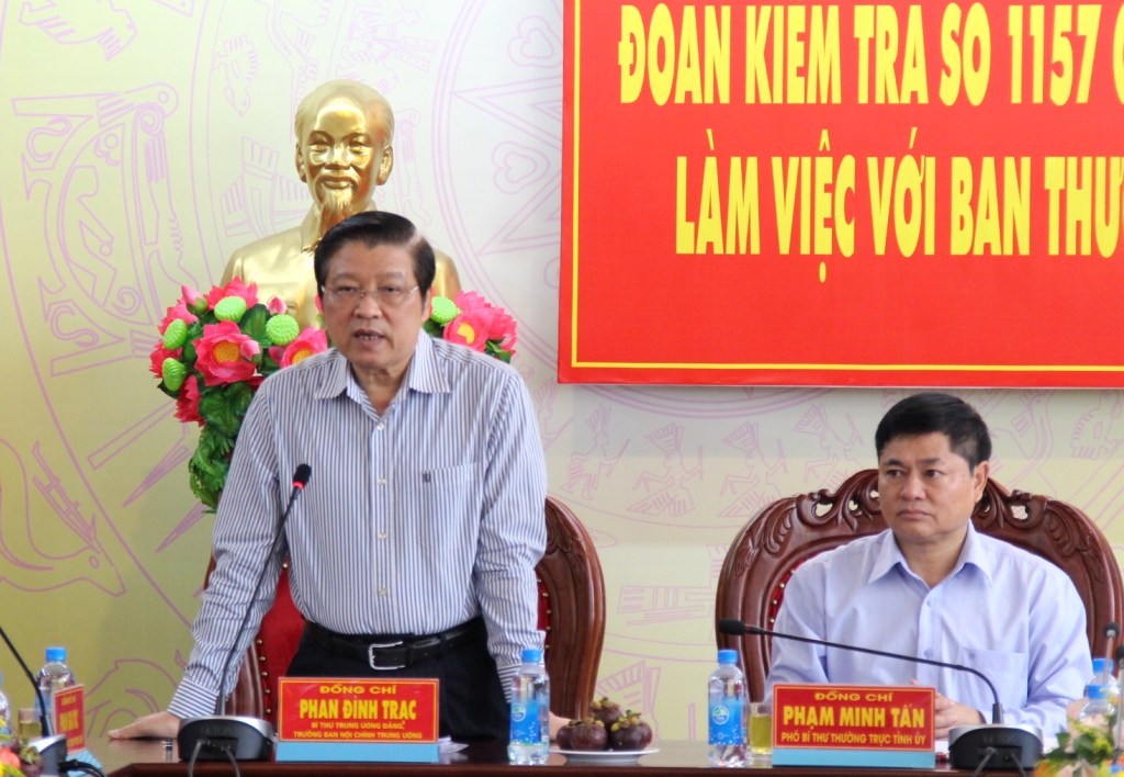 Đoàn kiểm tra của Ban Bí thư Trung ương làm việc tại Đắk Lắk