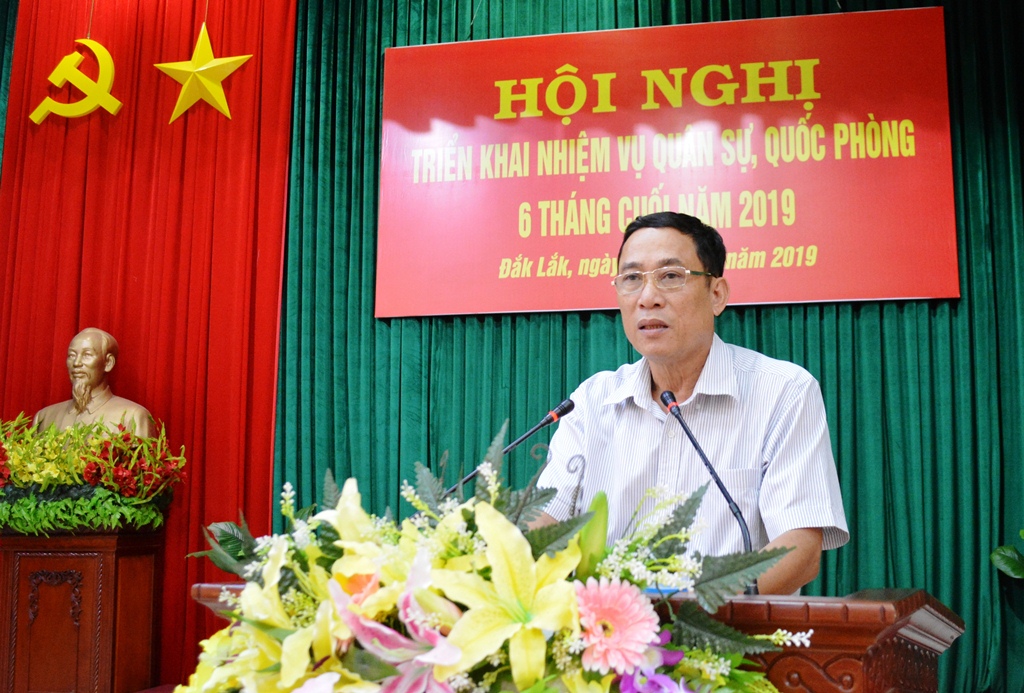 Sơ kết nhiệm vụ quân sự, quốc phòng 6 tháng đầu năm 2019