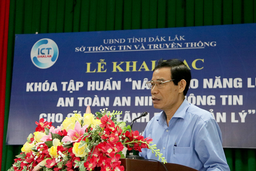 Tập huấn Nâng cao năng lực an toàn an ninh thông tin cho cán bộ lãnh đạo, quản lý