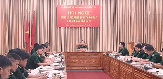 Đảng ủy Bộ đội Biên phòng tỉnh Đắk Lắk sơ kết công tác 6 tháng đầu năm 2019