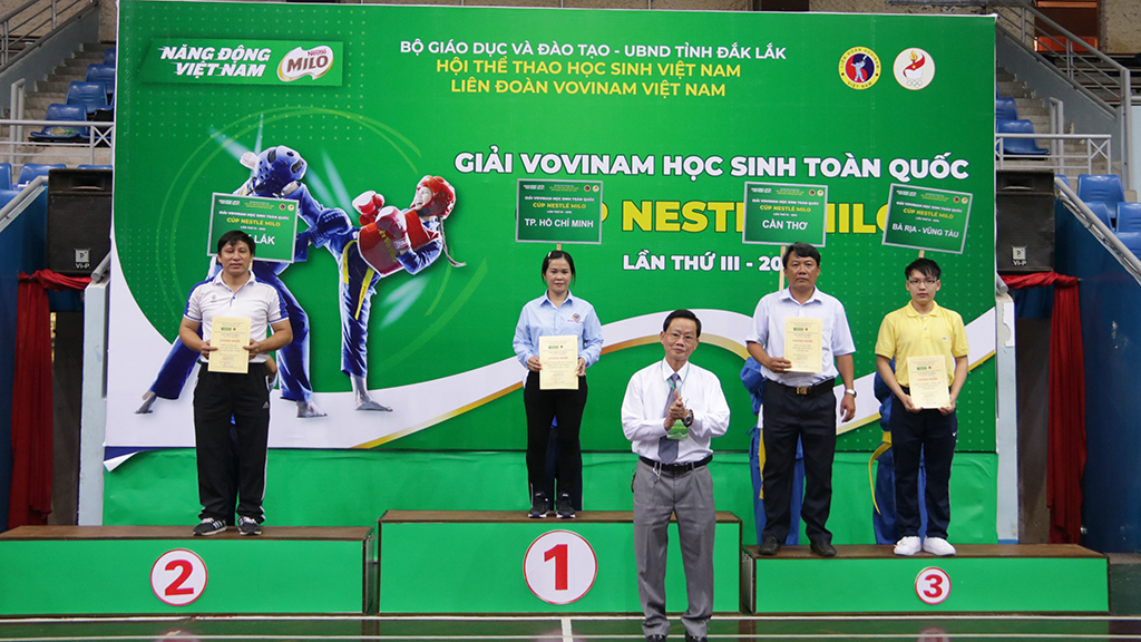 Giải Vovinam học sinh toàn quốc 2019: Đắk Lắk xếp hạng Nhì khối Tiểu học