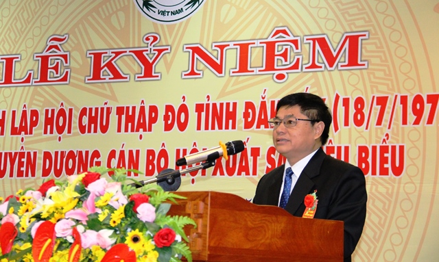 Lễ kỷ niệm 40 năm thành lập Hội Chữ thập đỏ tỉnh Đắk Lắk