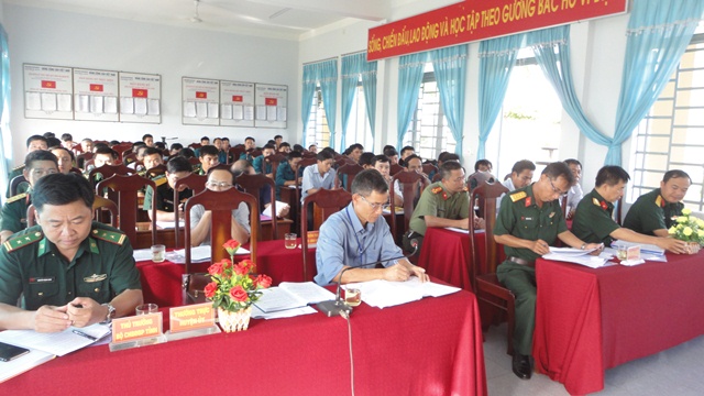 Buôn Đôn sơ kết công tác quân sự, quốc phòng 6 tháng đầu năm 2019