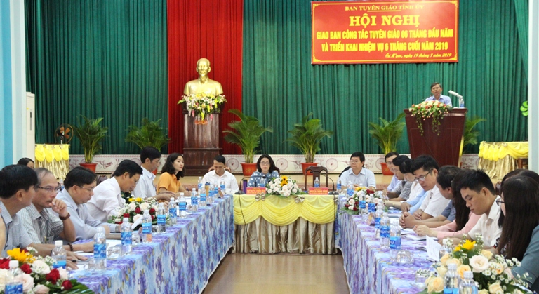 Giao ban công tác tuyên giáo 6 tháng đầu năm 2019