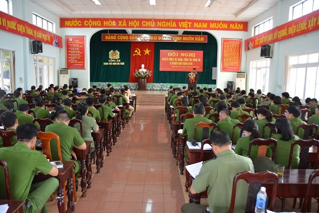 Công an thành phố Buôn Ma Thuột triển khai công tác 6 tháng cuối năm 2019.