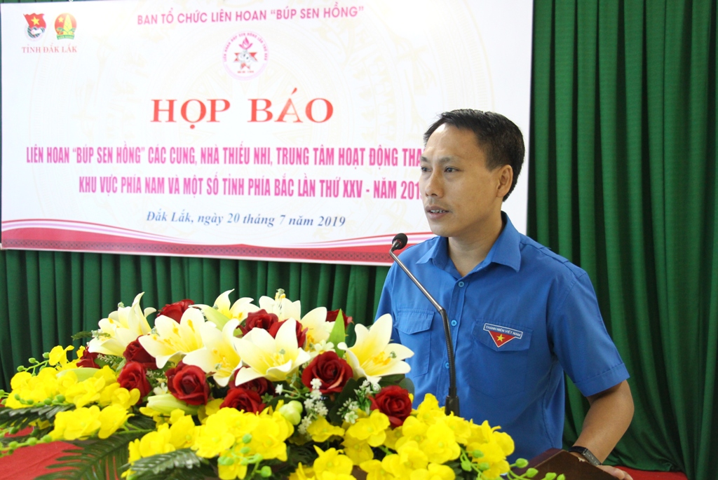 Họp báo về Liên hoan “Búp sen hồng” lần thứ XXV - năm 2019