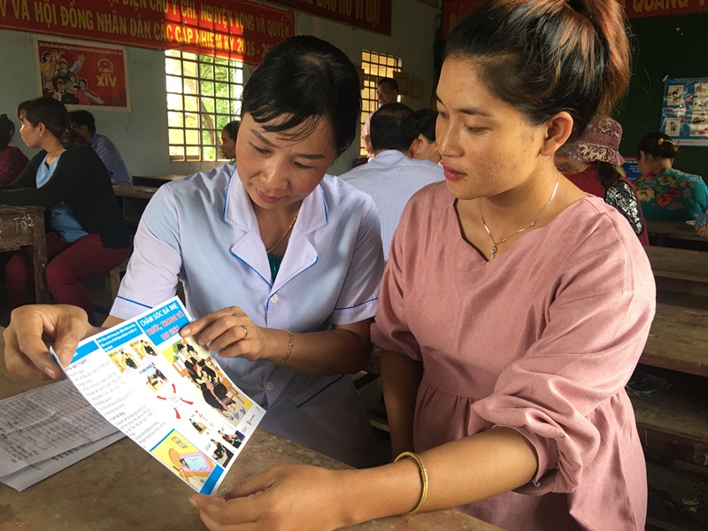 Trạm Y tế xã Buôn Triết, huyện Lắk nâng cao nhận thức trong chăm sóc sức khỏe bà mẹ và trẻ sơ sinh