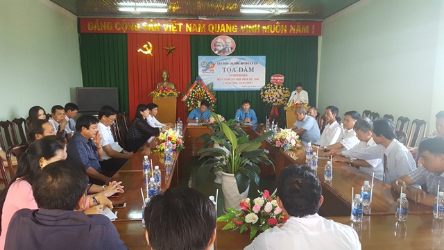 Liên đoàn Lao động huyện Ea H'Leo: Toạ đàm kỷ niệm 90 năm ngày thành lập Công đoàn Việt Nam