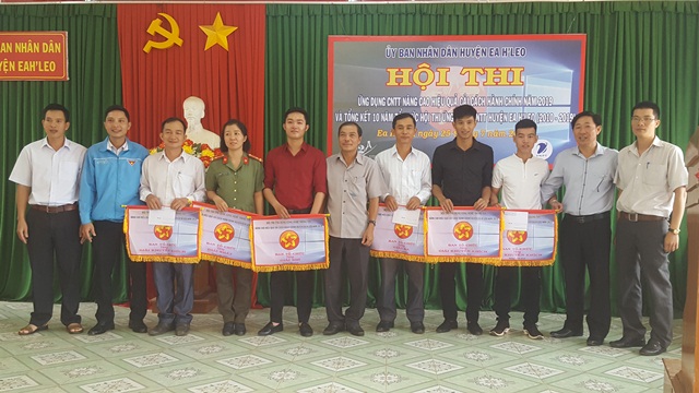 Hội thi ứng dụng công nghệ thông tin nâng cao hiệu quả cải cách hành chính huyện Ea H'Leo