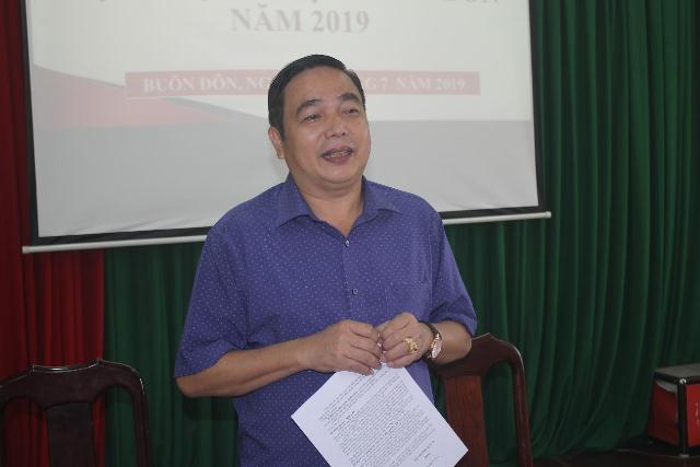 Kiểm tra công tác phòng chống dịch bệnh tại huyện Buôn Đôn