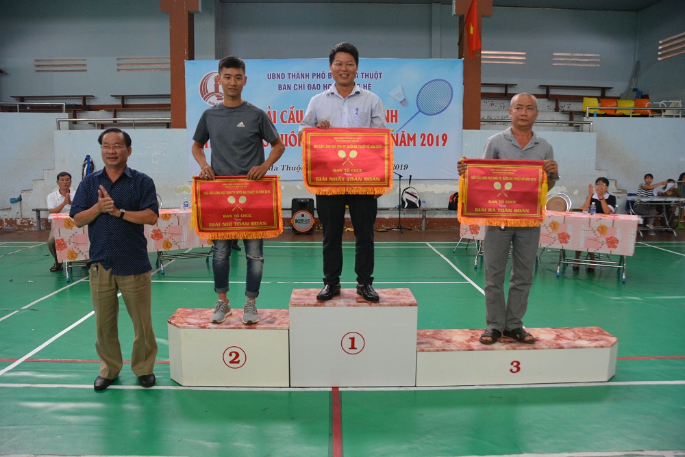 Bế mạc Giải Cầu lông học sinh thành phố Buôn Ma Thuột hè năm 2019