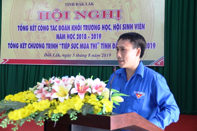 Tổng kết công tác Đoàn và phong trào thanh niên khối trường học năm 2018-2019
