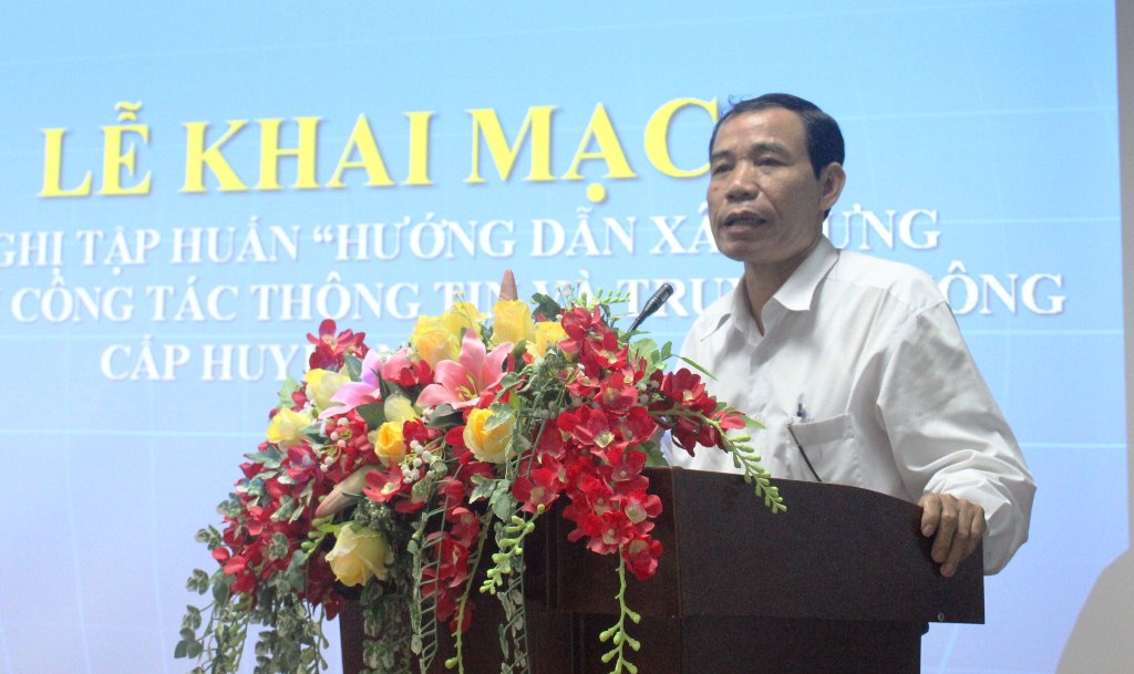 Hội nghị tập huấn “Hướng dẫn xây dựng kế hoạch công tác thông tin và truyền thông cấp huyện năm 2020”