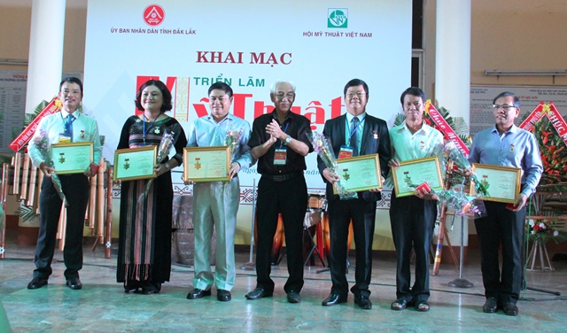 Khai mạc Triển lãm Mỹ thuật khu vực V- Nam miền Trung và Tây Nguyên lần thứ 24 năm 2019