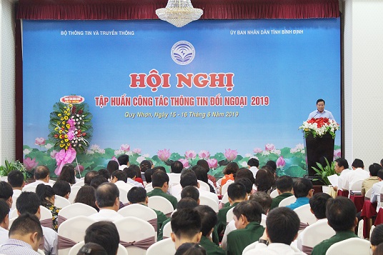 Hội nghị tập huấn công tác thông tin đối ngoại năm 2019.