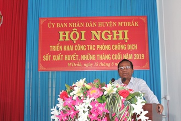 Huyện M’Đrắk triển khai công tác phòng chống dịch sốt xuất huyết