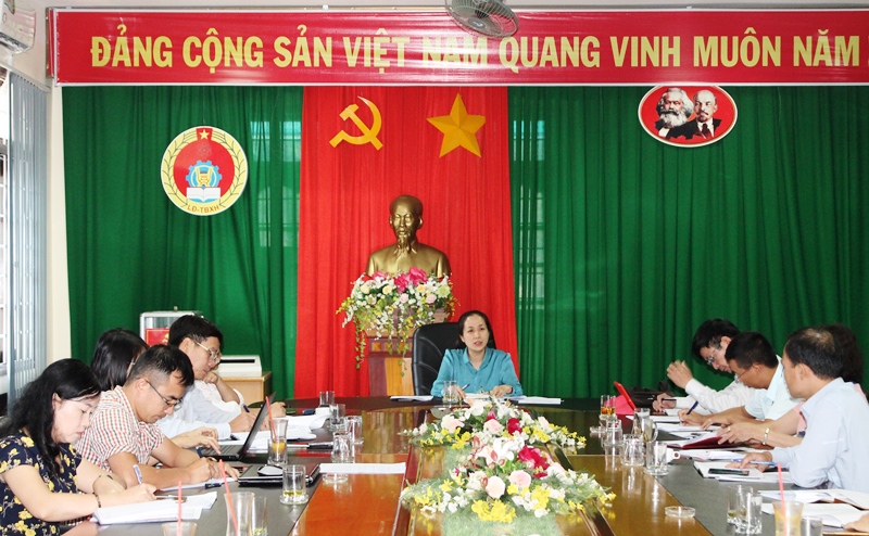 Tổ công tác của Chủ tịch UBND tỉnh làm việc với Sở Lao động – Thương binh và Xã hội