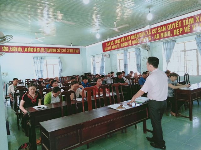 Ngân hàng Chính sách xã hội huyện M'Drắk: Tập huấn nghiệp vụ tín dụng chính sách xã hội năm 2019