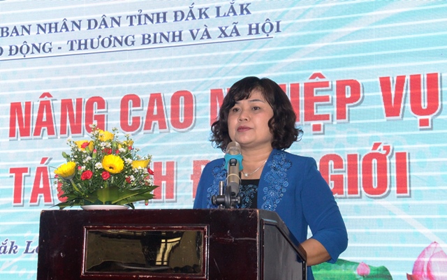 70 cán bộ nữ chủ chốt tham gia tập huấn nâng cao nghiệp vụ bình đẳng giới